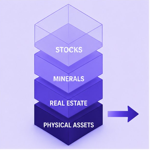 Physical asset vault on Qubix